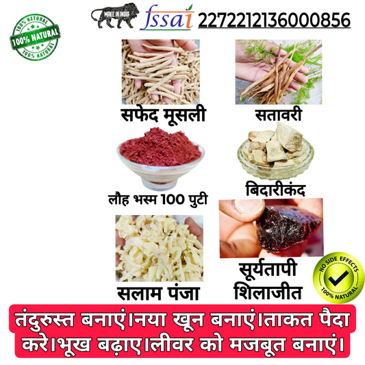 Power, Stamina & Timing Booster | Ayurvedic Herbal Supplement for Men | Energy & Vitality Support